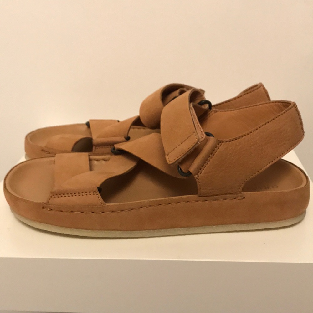 Clarks | Women’s Tan Leather Strappy Sanda…